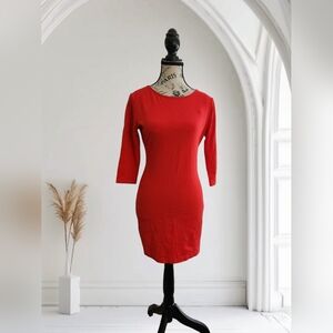 Elegant Red Women's Dress